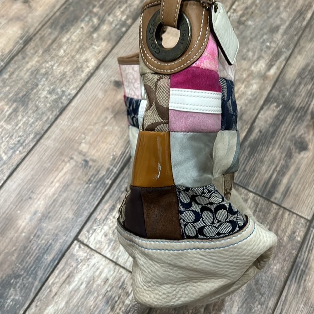 Coach Patchwork Handbag - Picture 6 of 12